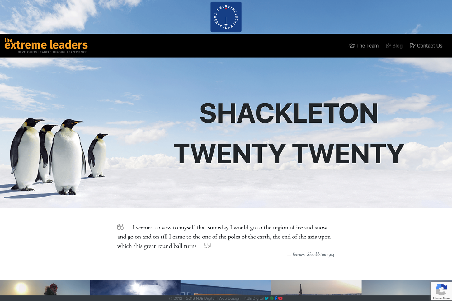 Shackleton 2020 Website